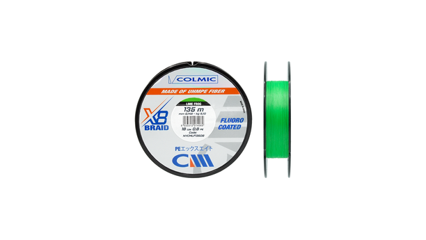 Colmic CMX8 Lime Frog mt. 150 mm. 0.165 PE 1.0 Kg. 9,07